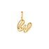 Gold W Letter Charm